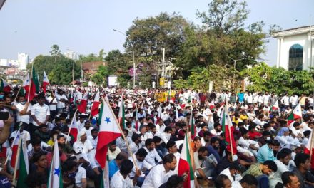 Despite threats and pressure, 1000s rally as PFI takes out massive rally in Mangalore to protest Police brutality.