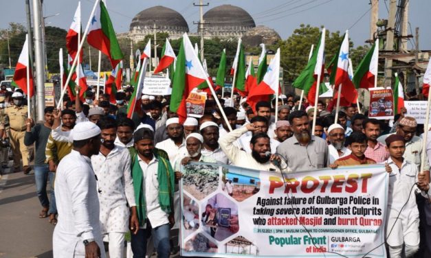 “Gulbarga Police betrayed its duty & the Muslims”, as Quran Burning accused get Bail, PFI takes Out Massive Commisionerate March condemning Police’s attitude