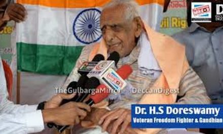 To #SaveDemocracy This is our 2nd Independence struggle: 104 year old Freedom Fighter HS Doreswamy